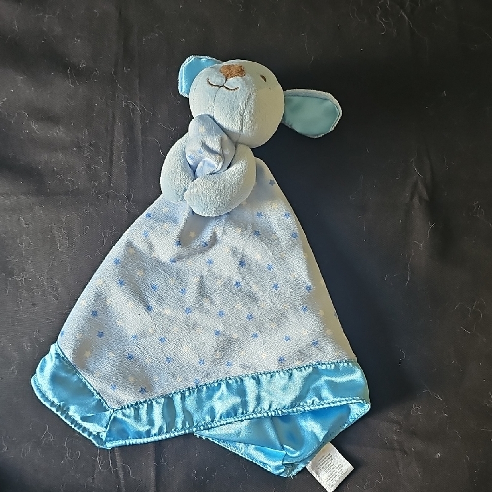 Prestige Baby Blue Plush Dog Security Blanket